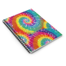 Load image into Gallery viewer, Ruled Spiral Notebook - Tie Dye

