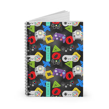 Load image into Gallery viewer, Ruled Spiral Notebook - Gamer
