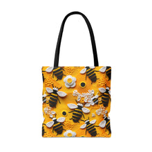 Load image into Gallery viewer, Tote Bag - Knitted Bees
