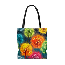 Load image into Gallery viewer, Tote Bag - Rainbow Blow Flowers
