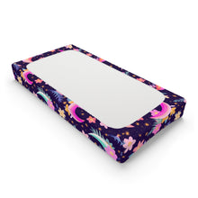 Load image into Gallery viewer, Baby Changing Pad Cover - Floral Nights
