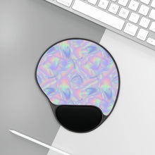 Load image into Gallery viewer, Mouse Pad With Wrist Rest- Holographic
