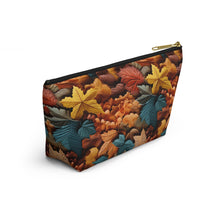 Load image into Gallery viewer, Accessory Pouch - Paper Mache Leaves
