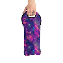Load image into Gallery viewer, Wine Tote Bag - Pink &amp; Purple Galaxy
