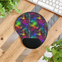 Load image into Gallery viewer, Mouse Pad With Wrist Rest - Dark Galaxy
