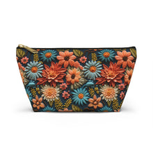 Load image into Gallery viewer, Accessory Pouch - Fall Floral Knit
