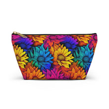 Load image into Gallery viewer, Accessory Pouch - Rainbow Sunflowers
