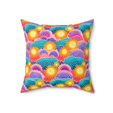 Load image into Gallery viewer, Decorative Throw Pillow - Sunny Waves
