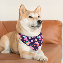 Load image into Gallery viewer, Pet Bandana Collar - Floral Nights
