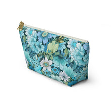 Load image into Gallery viewer, Accessory Pouch - Blue Floral
