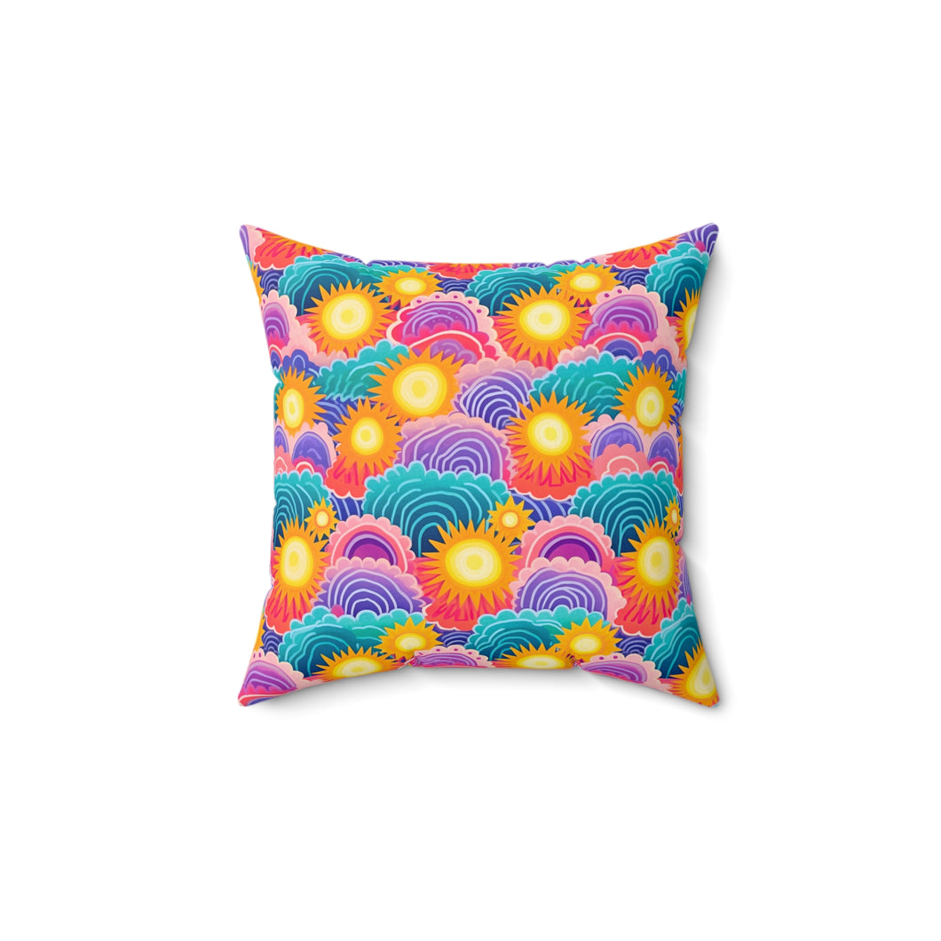 Decorative Throw Pillow - Sunny Waves