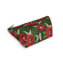 Load image into Gallery viewer, Accessory Pouch - Poinsettia Knit
