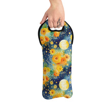 Load image into Gallery viewer, Wine Tote Bag - Full Moon Floral
