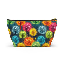 Load image into Gallery viewer, Accessory Pouch - Rainbow Blow Flowers

