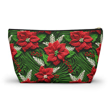 Load image into Gallery viewer, Accessory Pouch - Poinsettia Knit
