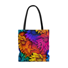 Load image into Gallery viewer, Tote Bag - Rainbow Sunflowers
