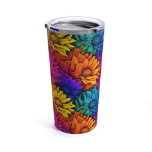 Load image into Gallery viewer, Tumbler 20oz -Rainbow Sunflowers
