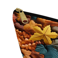 Load image into Gallery viewer, Accessory Pouch - Paper Mache Leaves
