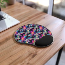 Load image into Gallery viewer, Mouse Pad With Wrist Rest - Galaxy Turtle
