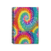 Load image into Gallery viewer, Ruled Spiral Notebook - Tie Dye
