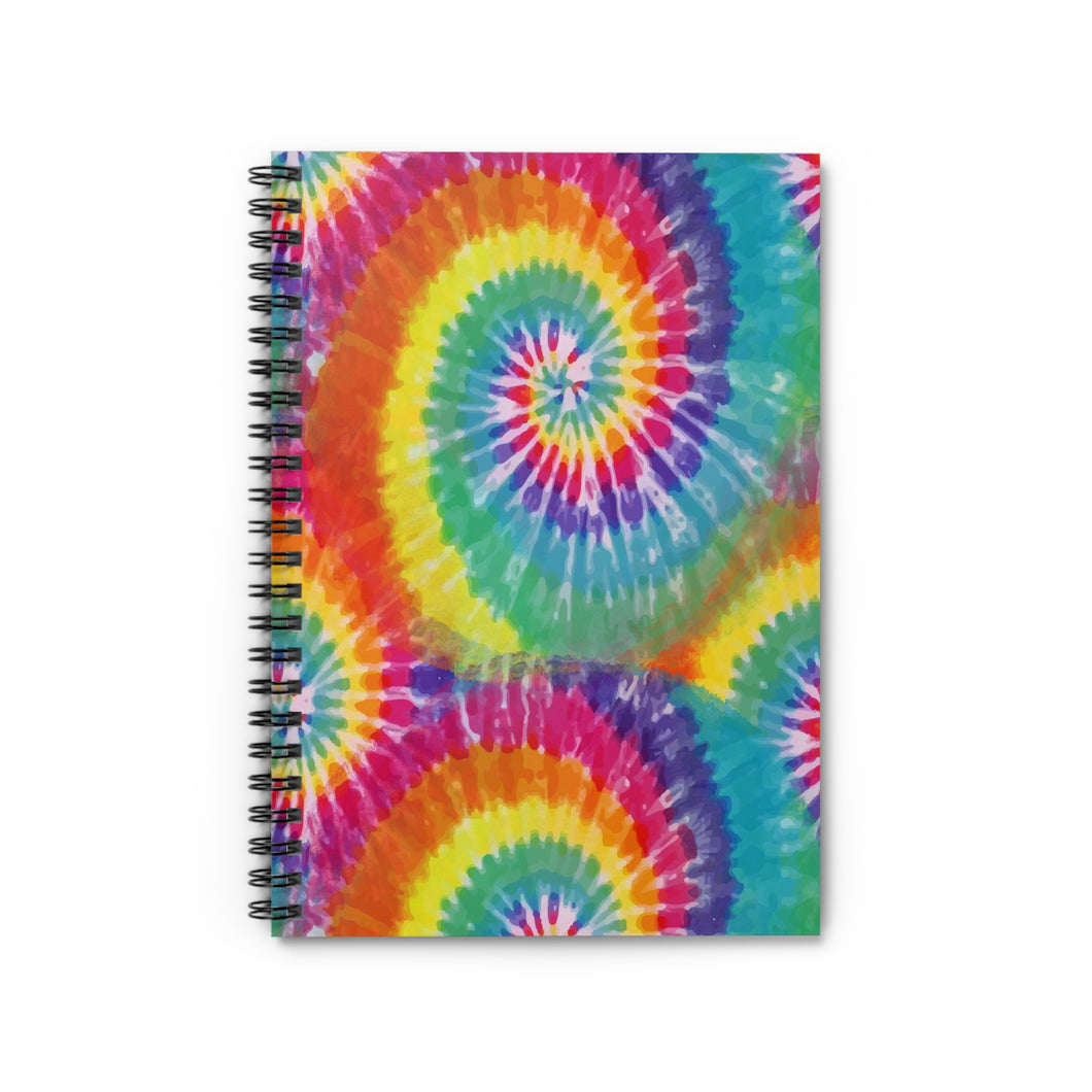Ruled Spiral Notebook - Tie Dye