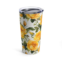 Load image into Gallery viewer, Tumbler 20oz - Yellow Roses
