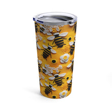 Load image into Gallery viewer, Tumbler 20oz - Knitted Bees
