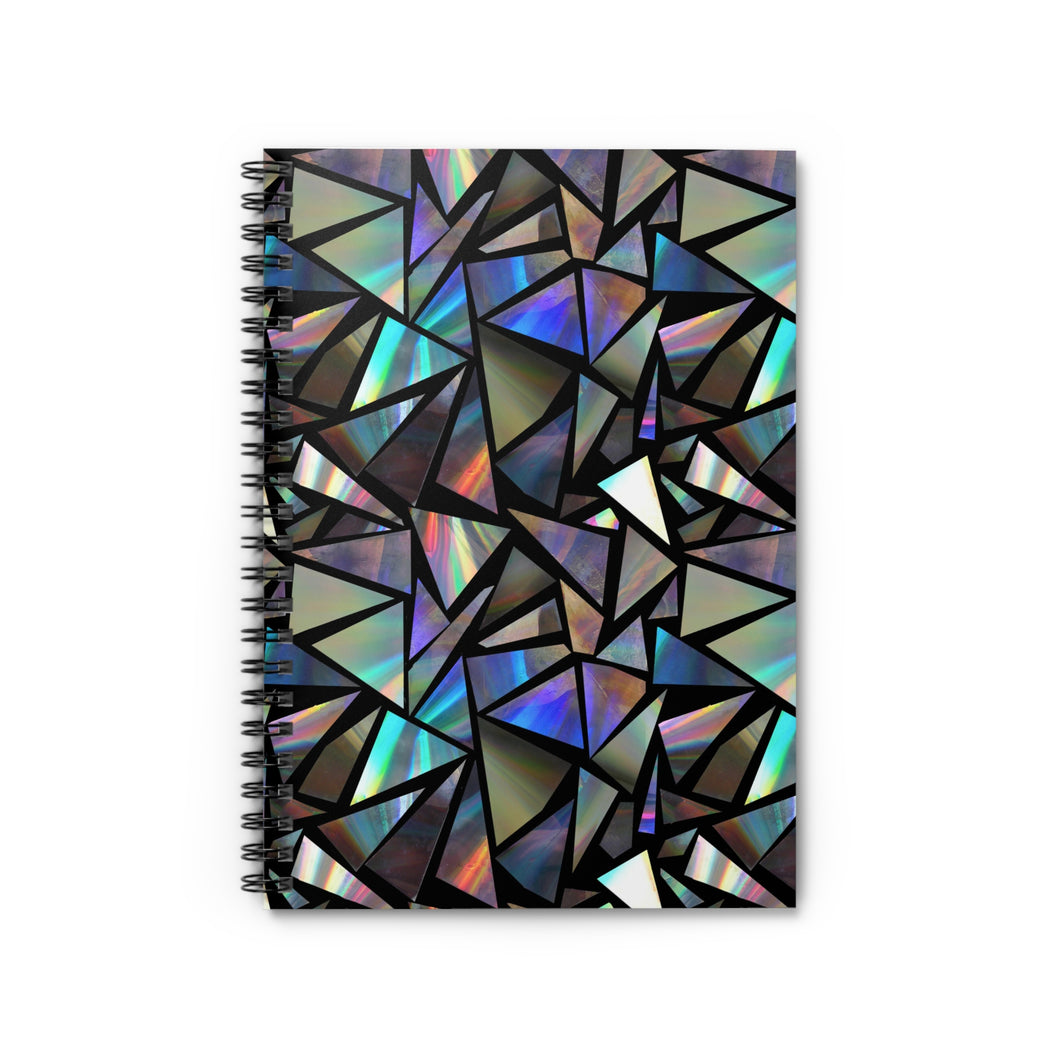 Ruled Spiral Notebook - Shattered