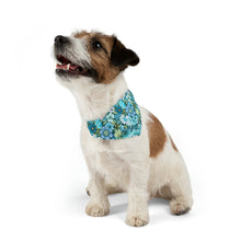 Load image into Gallery viewer, Pet Bandana Collar - Blue Floral
