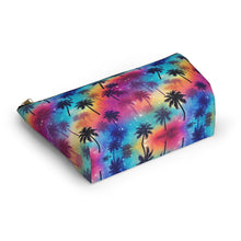 Load image into Gallery viewer, Accessory Pouch - Rainbow Palm Trees
