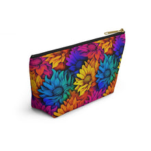 Load image into Gallery viewer, Accessory Pouch - Rainbow Sunflowers
