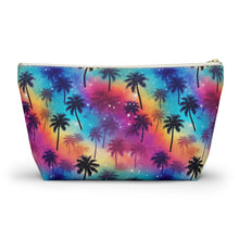 Load image into Gallery viewer, Accessory Pouch - Rainbow Palm Trees
