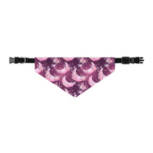 Load image into Gallery viewer, Pet Bandana Collar - Pink Floral Moons
