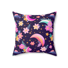 Load image into Gallery viewer, Decorative Throw Pillow - Floral Nights
