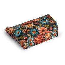 Load image into Gallery viewer, Accessory Pouch - Fall Floral Knit
