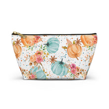 Load image into Gallery viewer, Accessory Pouch - Floral Pumpkin
