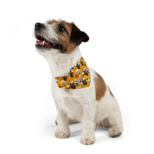 Load image into Gallery viewer, Pet Bandana Collar - Knitted Bees
