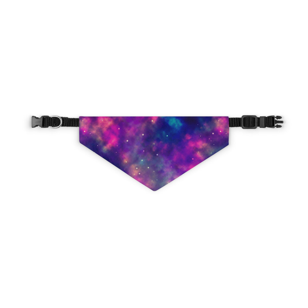 Pet Bandana Collar - Pink & Purple Galaxy