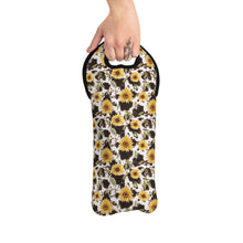 Load image into Gallery viewer, Wine Tote Bag - Floral Cow
