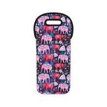 Load image into Gallery viewer, Wine Tote Bag - Pink Elephants
