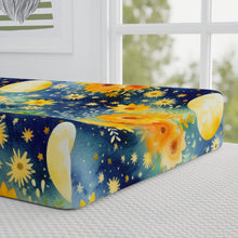 Load image into Gallery viewer, Baby Changing Pad Cover - Full Moon Floral
