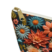 Load image into Gallery viewer, Accessory Pouch - Fall Floral Knit
