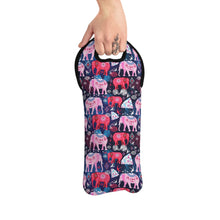 Load image into Gallery viewer, Wine Tote Bag - Pink Elephants
