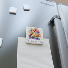Load image into Gallery viewer, Porcelain Magnet - Square - Reading
