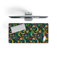 Load image into Gallery viewer, Desk Mats - Green Floral Moon
