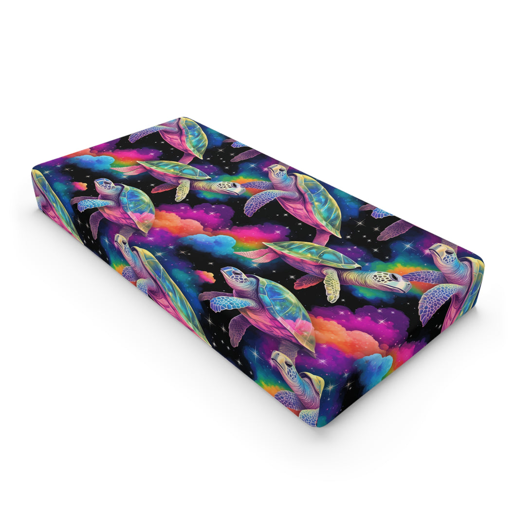 Baby Changing Pad Cover - Galaxy Turtle