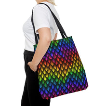 Load image into Gallery viewer, Tote Bag - Rainbow Dragon Scale
