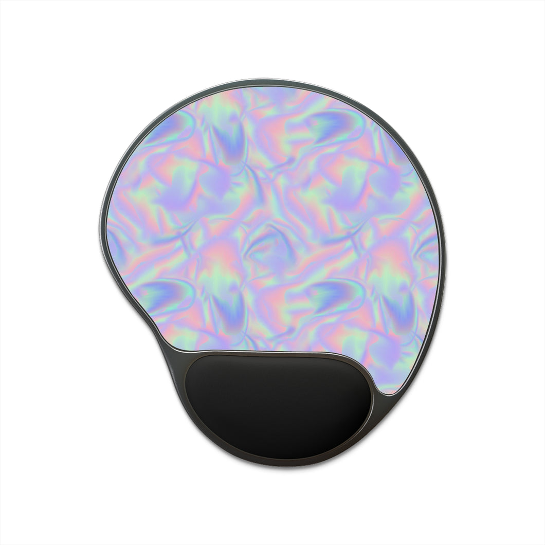 Mouse Pad With Wrist Rest- Holographic