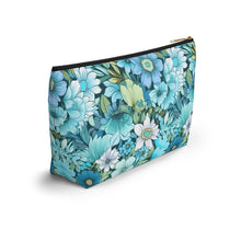 Load image into Gallery viewer, Accessory Pouch - Blue Floral
