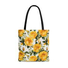 Load image into Gallery viewer, Tote Bag - Yellow Roses
